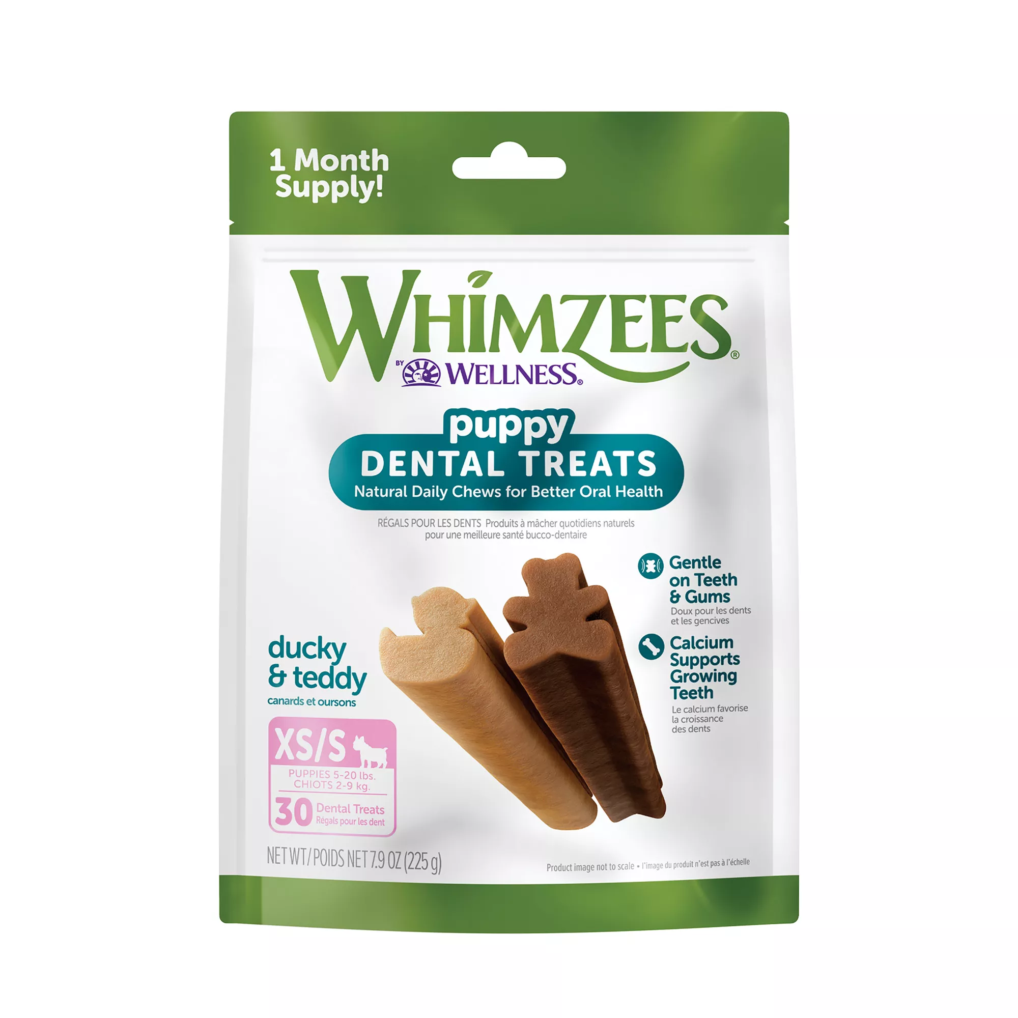 WHIMZEES Dental Puppy Treat - Natural, Grain Free