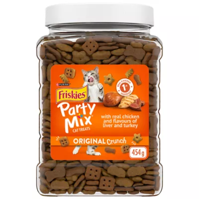 Product Purina® Friskies® Party Mix™ Original Crunch Cat Treat - Chicken, Liver & Turkey