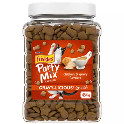 Product Purina® Friskies® Party Mix™ Gravy-licious Cat Treat - Chicken & Gravy