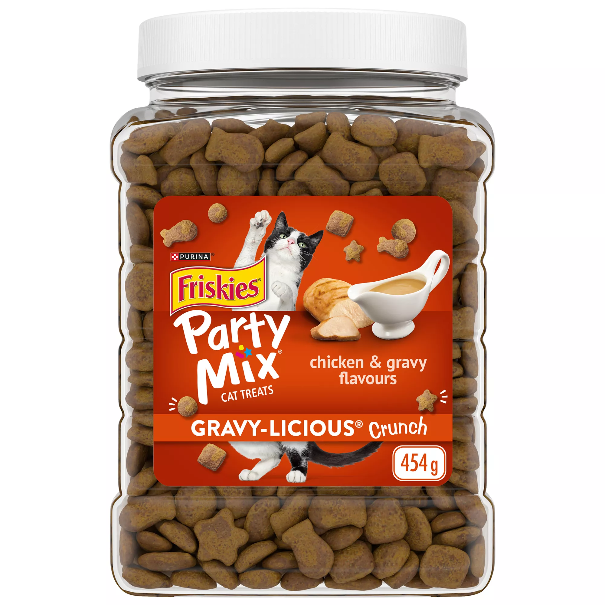 Purina® Friskies® Party Mix&trade; Gravy-licious Cat Treat - Chicken & Gravy