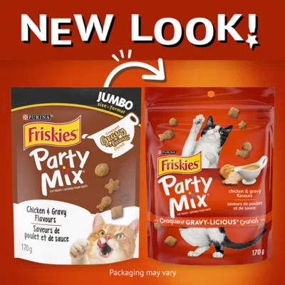 Product Purina® Friskies® Party Mix™ Gravy-licious Cat Treat - Chicken & Gravy