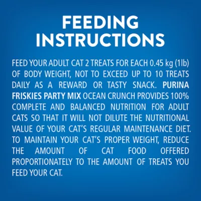 Product Purina® Friskies® Party Mix™ Ocean Crunch Cat Treat - Ocean Whitefish, Shrimp, Crab & Tuna