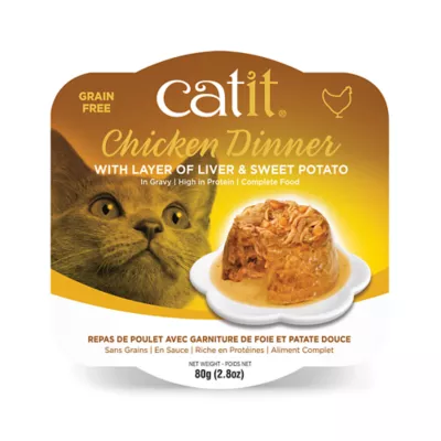 Product Catit® Chicken Dinner Adult Cat Food with Liver and Sweet Potato in Gravy