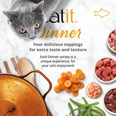Catit® Fish Dinner Adult Cat Food with Salmon and Green Beans in Gravy, Low Fat - Image 6