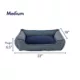 Product Top Paw® Chambray Cuddler Dog Bed