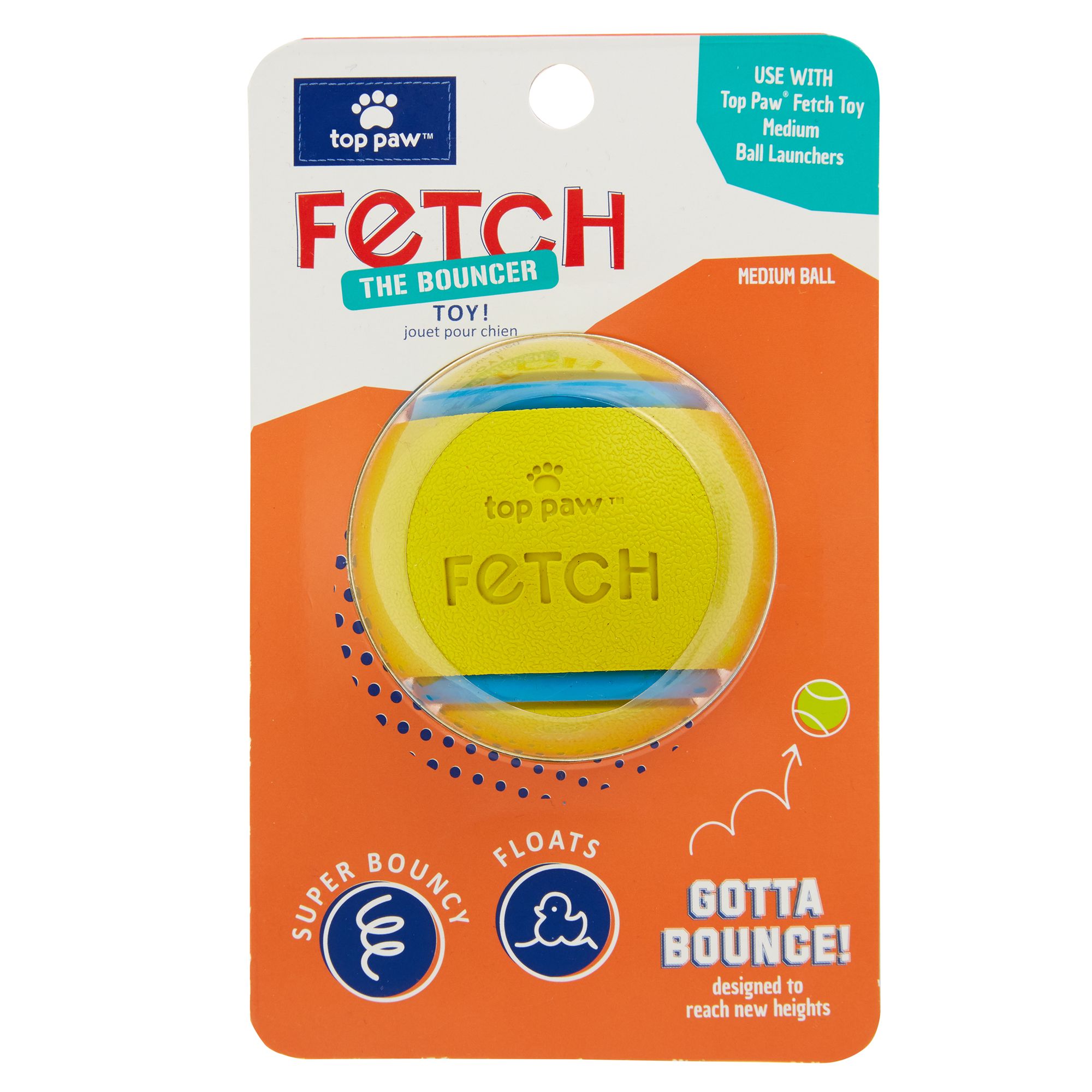 Top Paw® Fetch Rubber Ball Dog Toy 