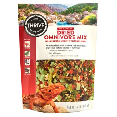 Product Thrive Dried Omnivore Mix Reptile Food - Natural