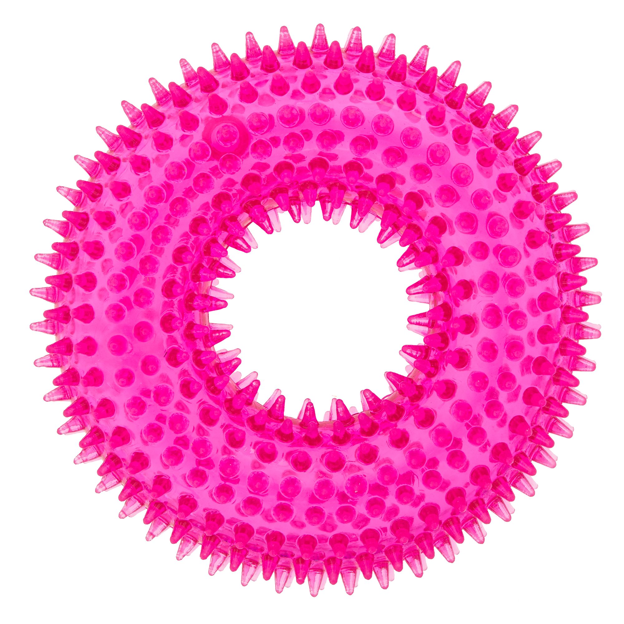 Top Paw® Spike Ring Dog Toy - Squeaker 