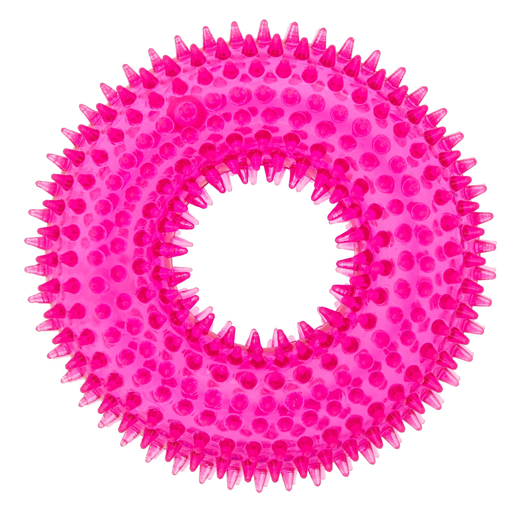 spiked ring dog toy