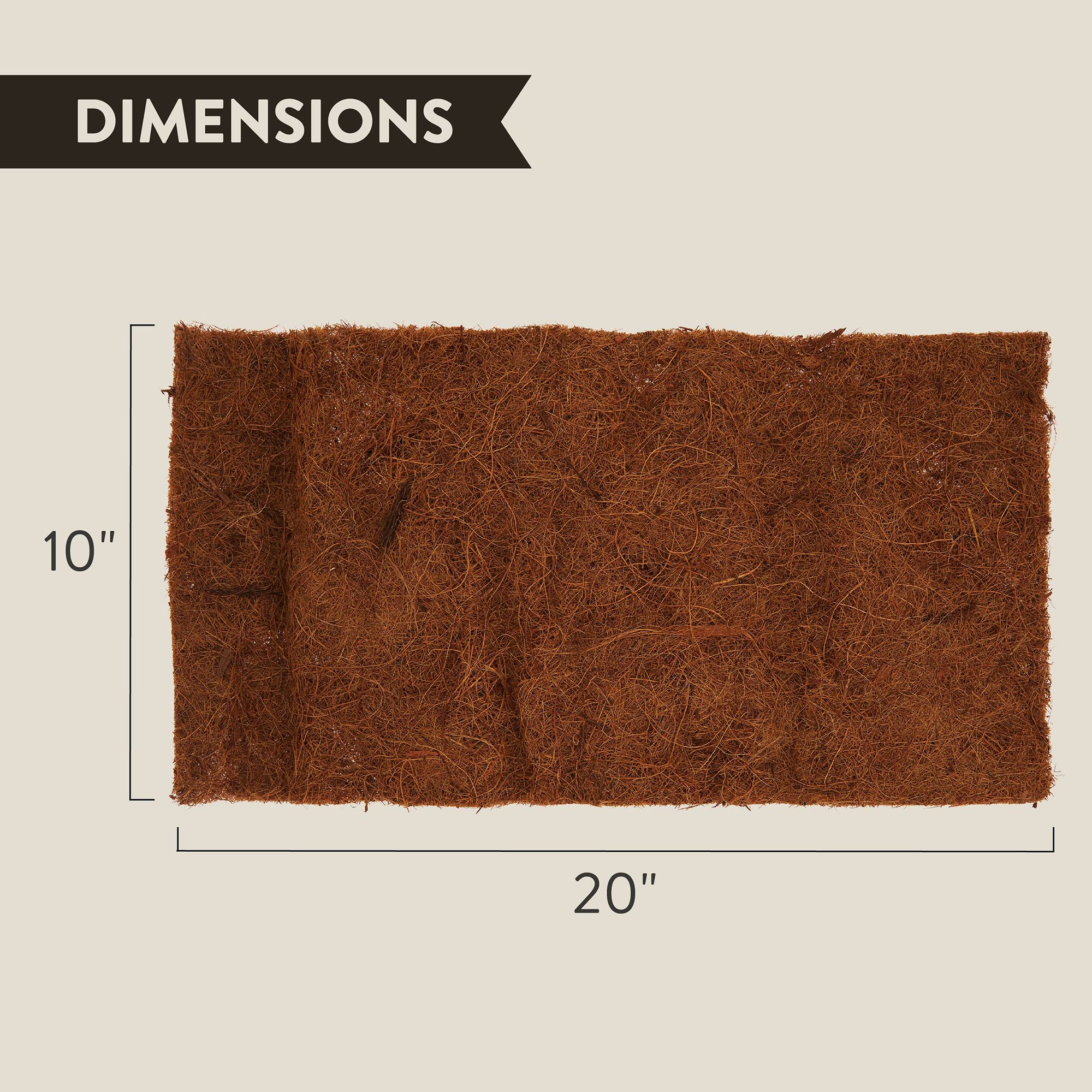 Thrive Natural Coconut Fiber Climbing Background - Terrarium Background - thumbnail 2