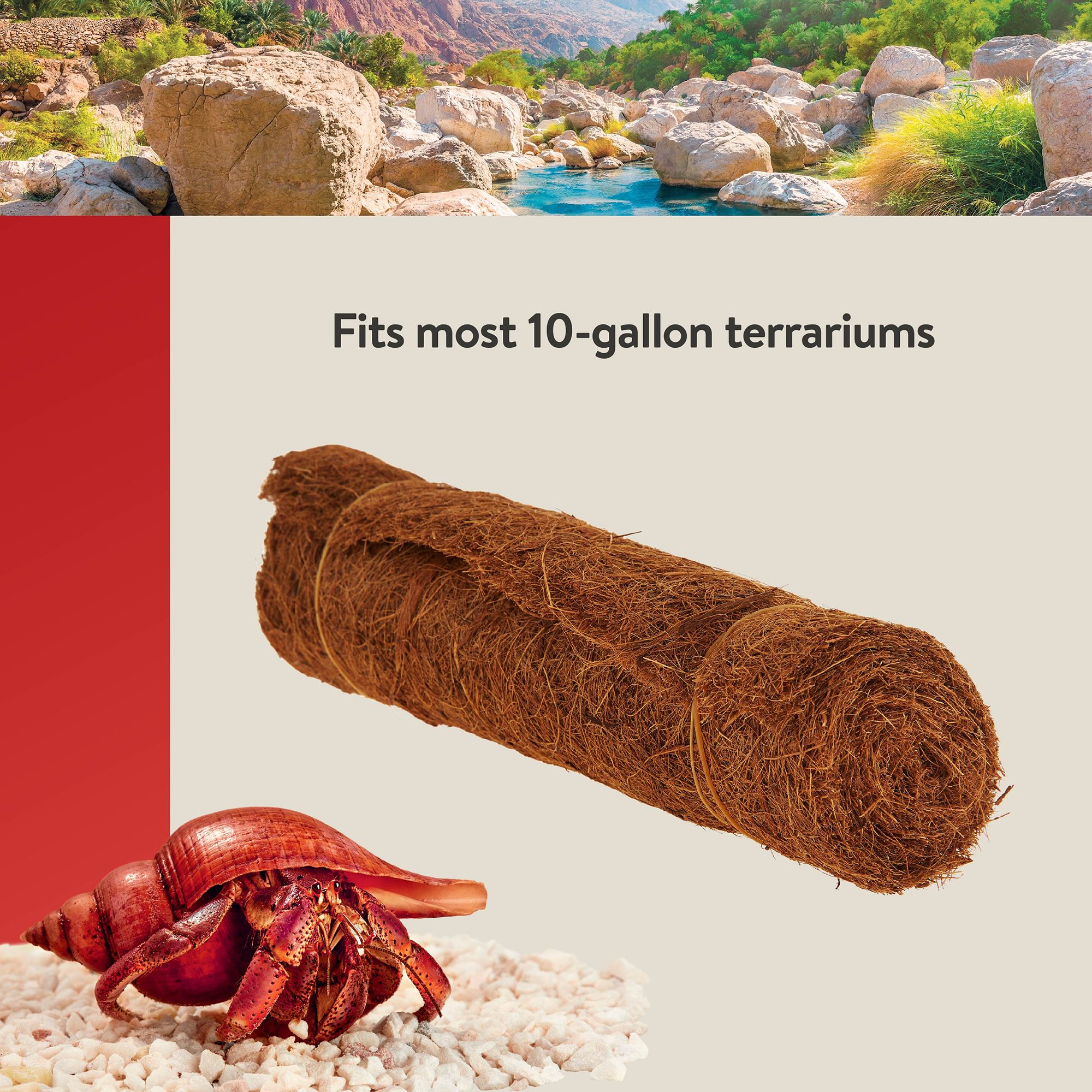 Thrive Natural Coconut Fiber Climbing Background - Terrarium Background - thumbnail 5