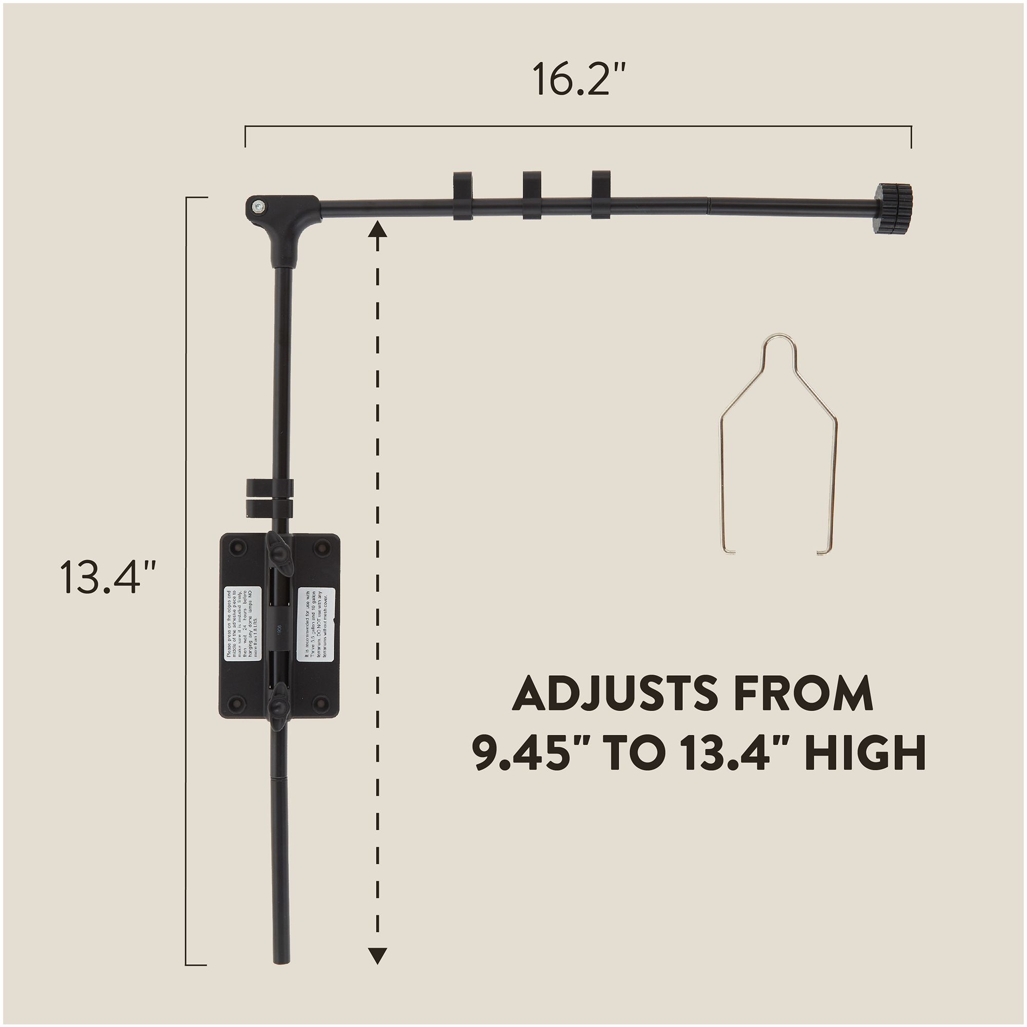 Thrive Reptile Hanging Lamp Fixture - Reptile Heat Lamp Fixture - thumbnail 2
