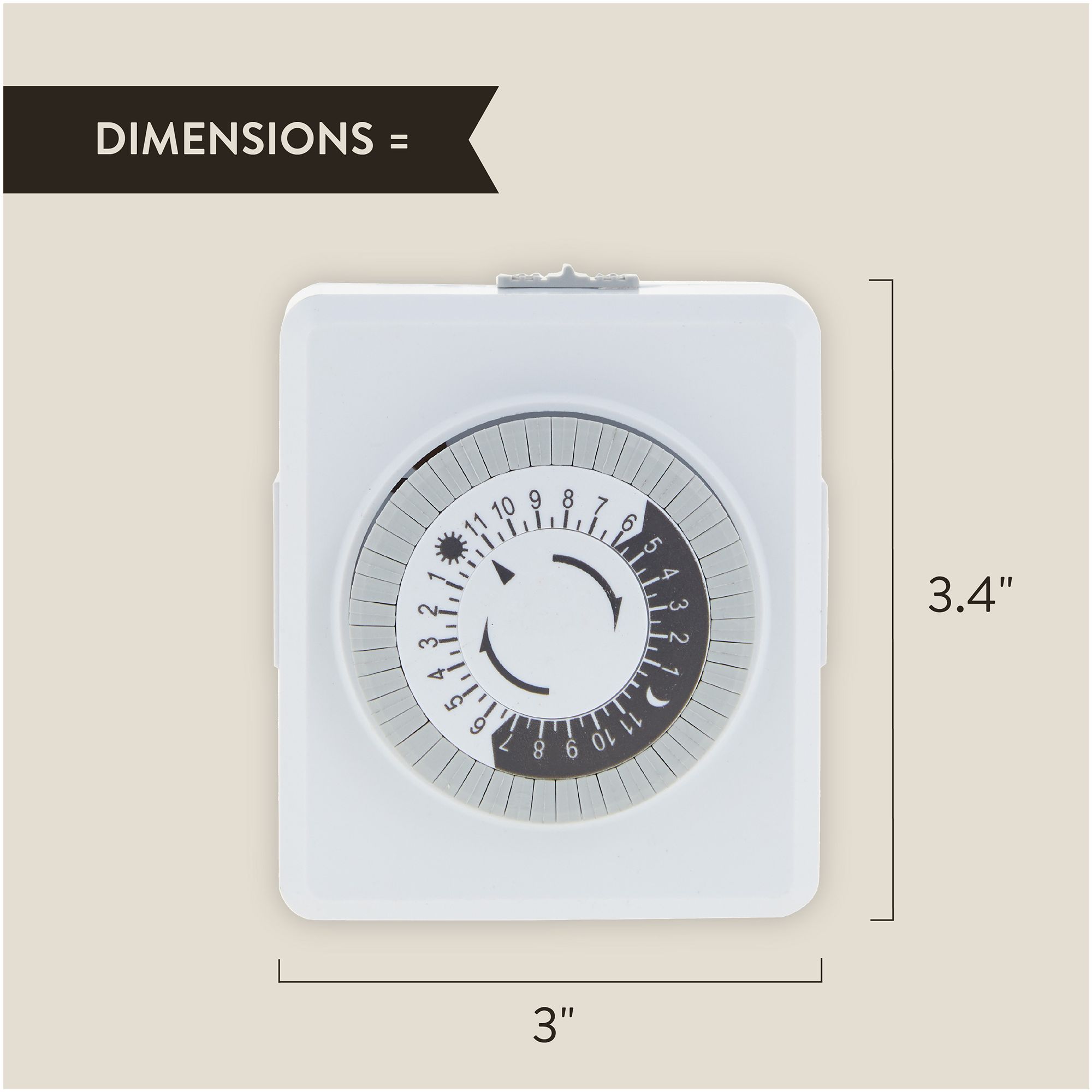 Thrive Reptile Terrarium Programmable Analog Timer - Terrarium Lighting Timer - thumbnail 2