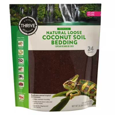 Product Thrive Natural Loose Coconut Soil Reptile Bedding