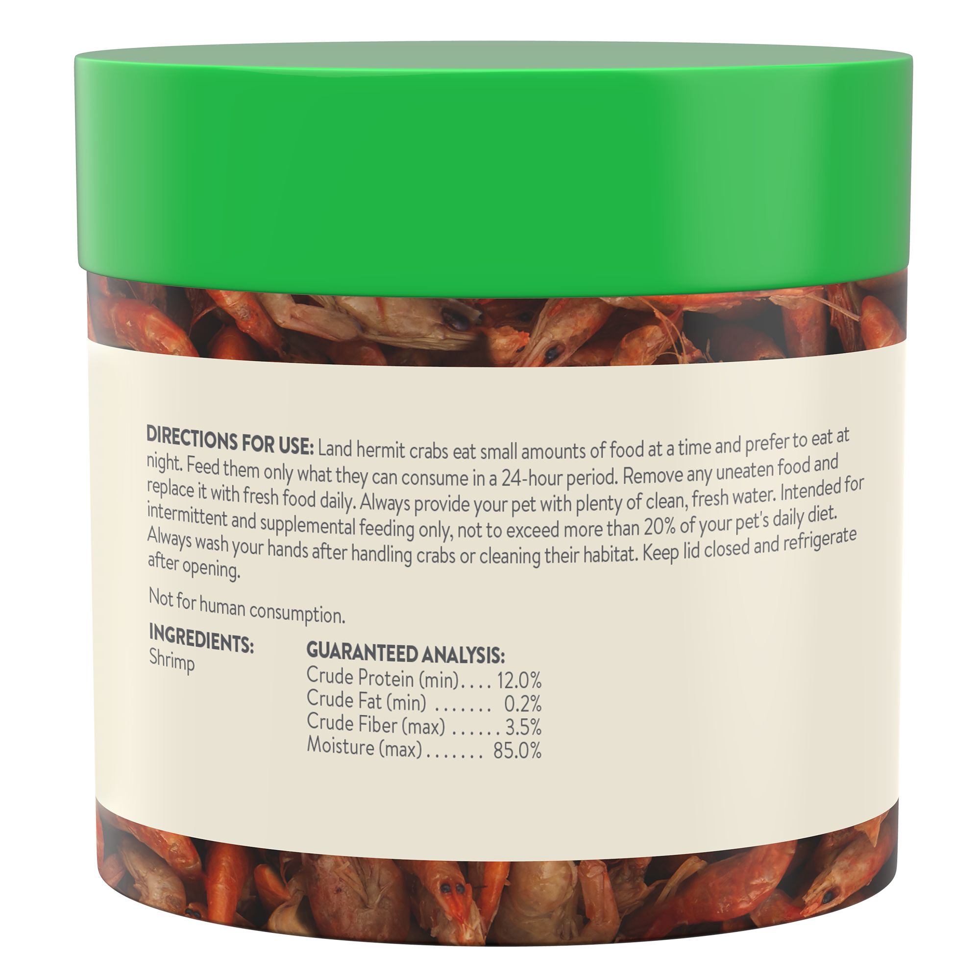 Thrive River Shrimp in Water Hermit Crab Snack - Hermit Crab Food - 1.2 oz - thumbnail 2