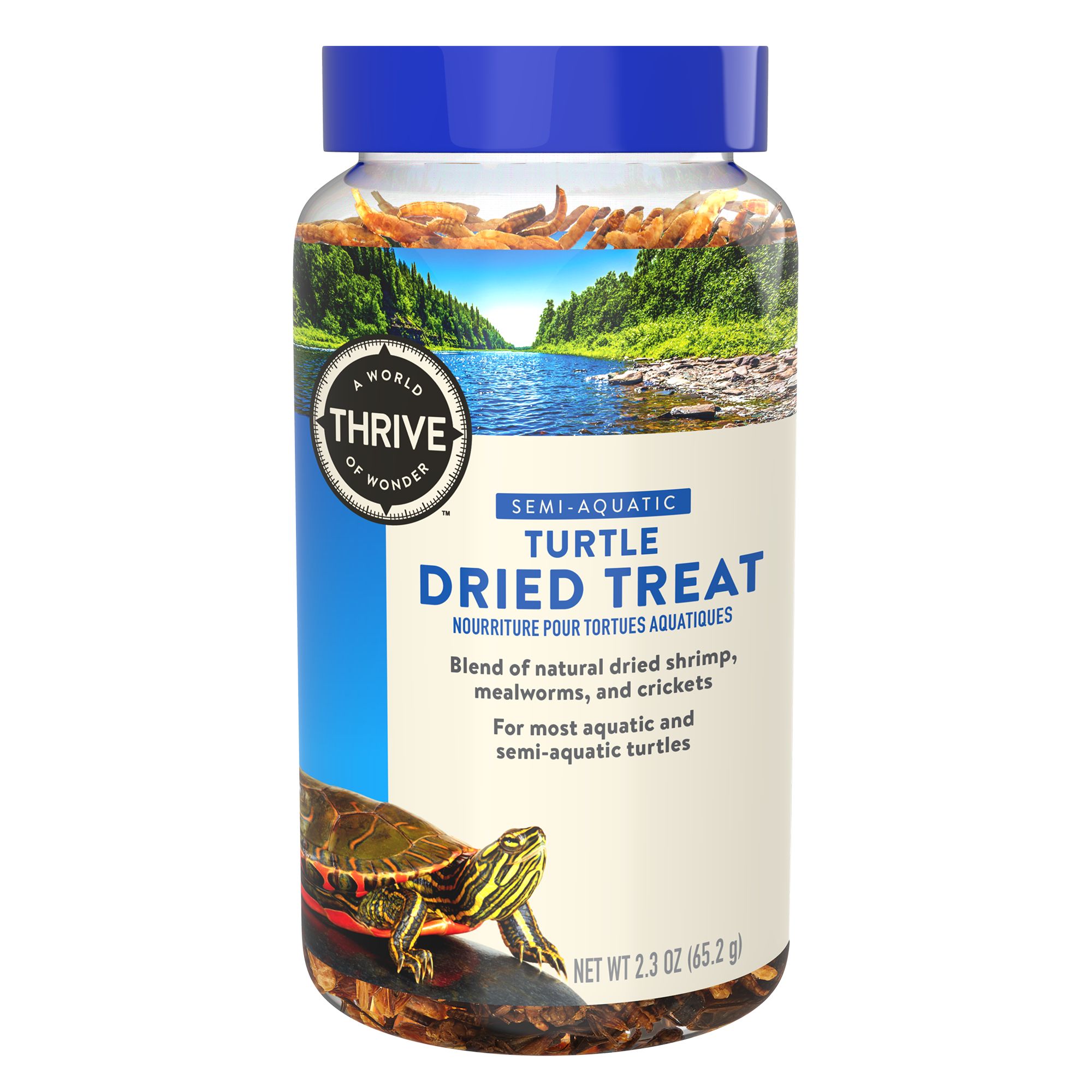 Thrive Turtle Treat Dried Shrimp Mealworms Crickets Reptile Food Petsmart