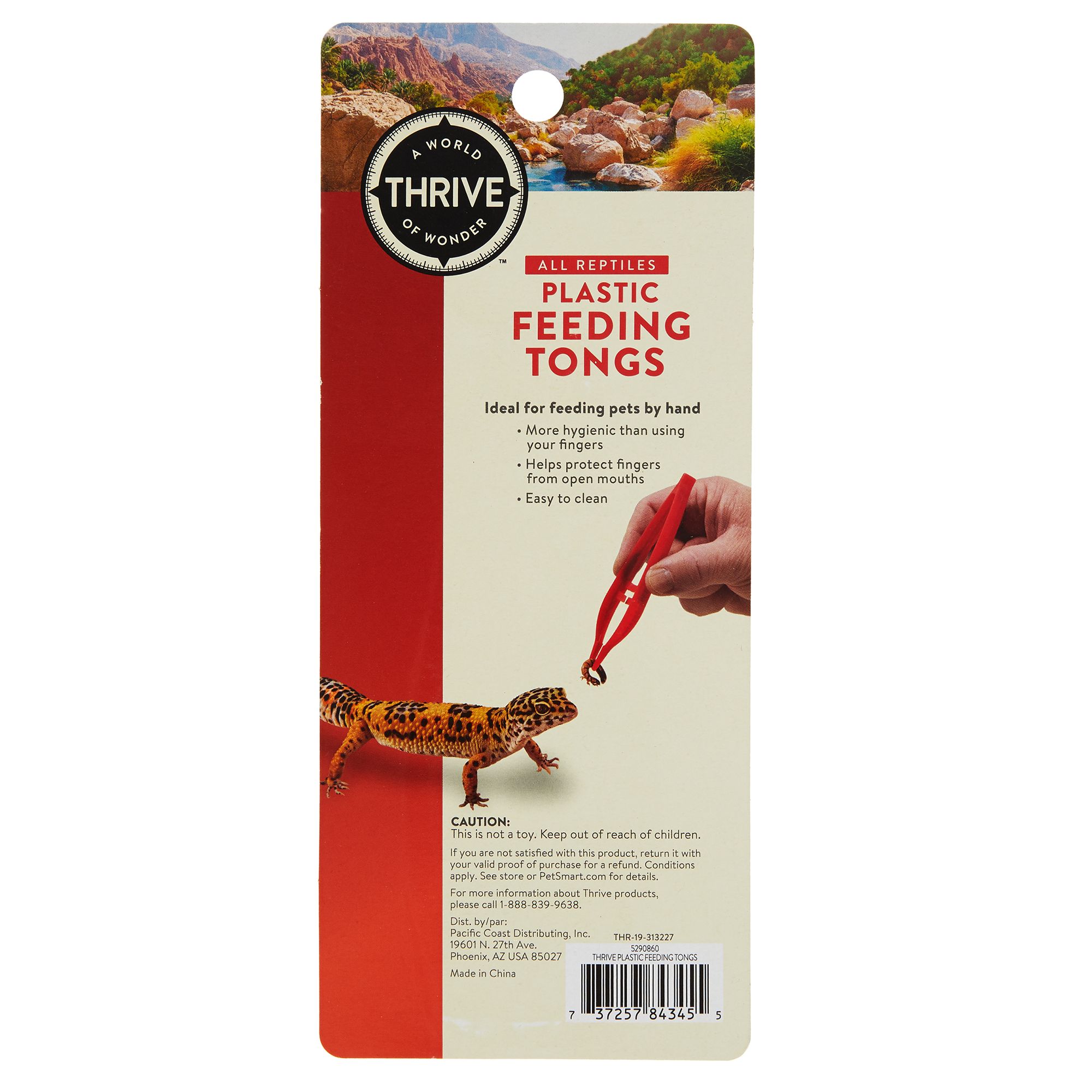 Thrive Plastic Feeding Tongs - Reptile Feeding Tongs - thumbnail 2