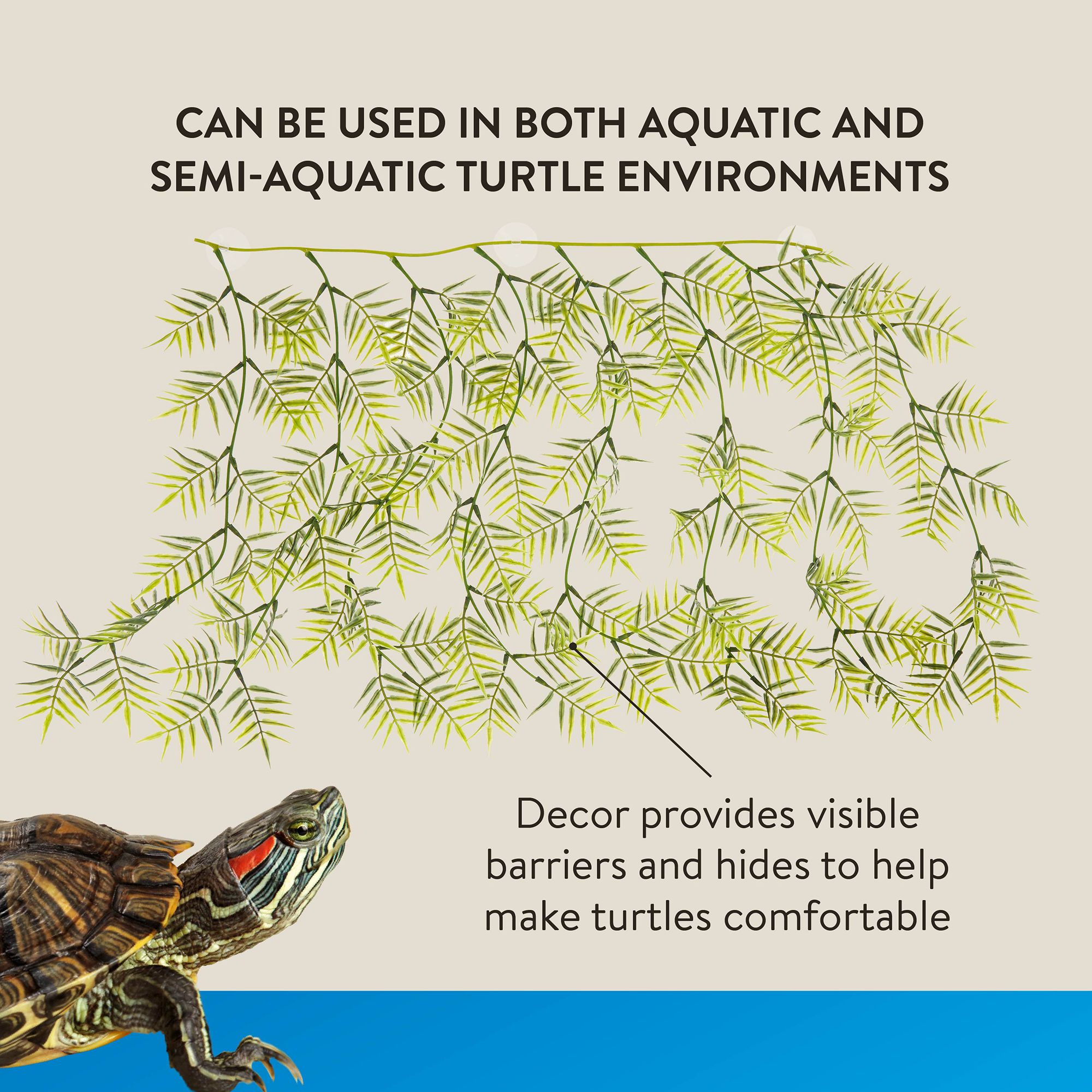 Thrive Semi-Aquatic Turtle Tank Vine - Climbing Terrarium Decor - thumbnail 3