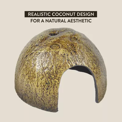 Product Thrive Coconut Shell Hut Reptile Decor