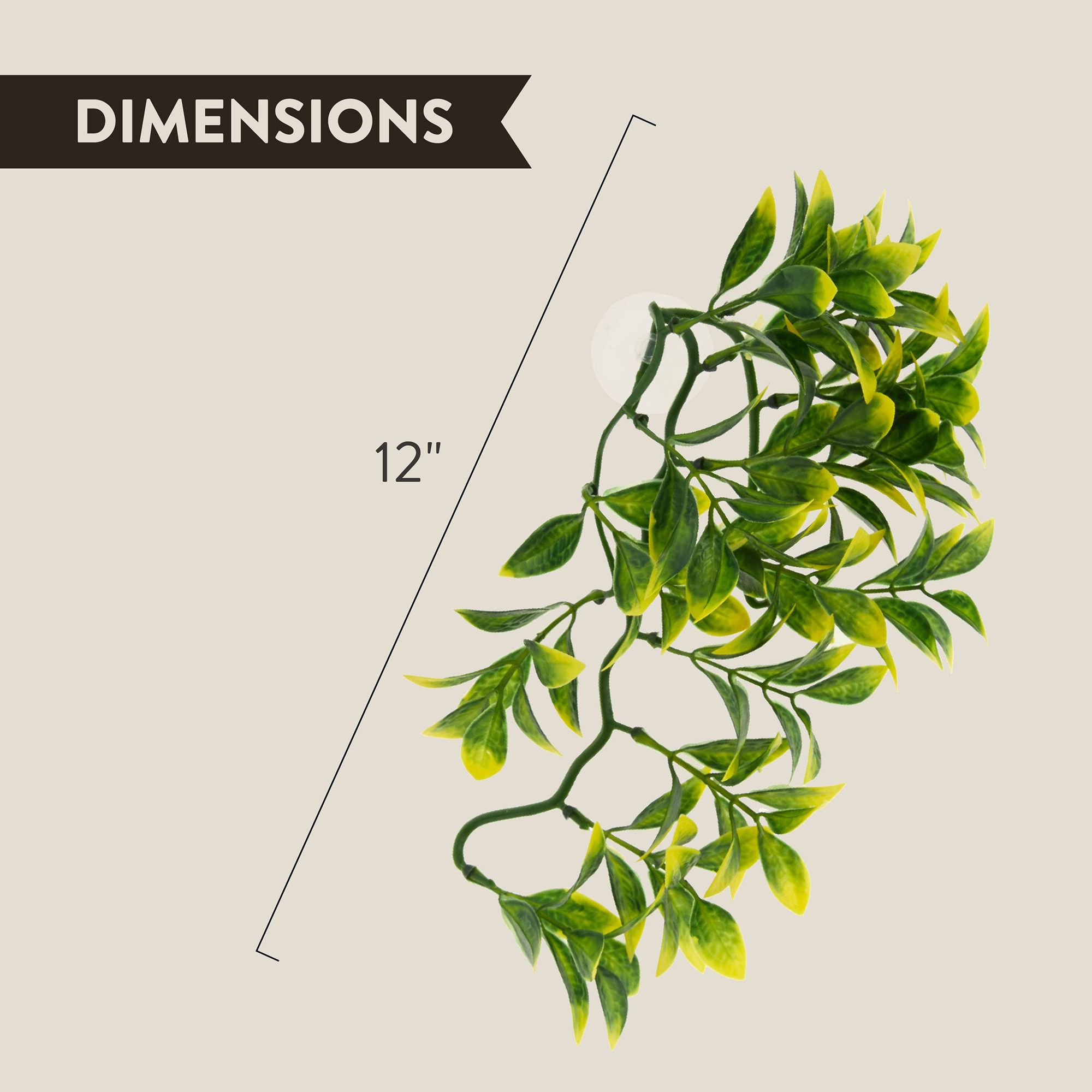 Thrive&trade; Medium Hanging Artificial Plant - Terrarium Decor - thumbnail 2
