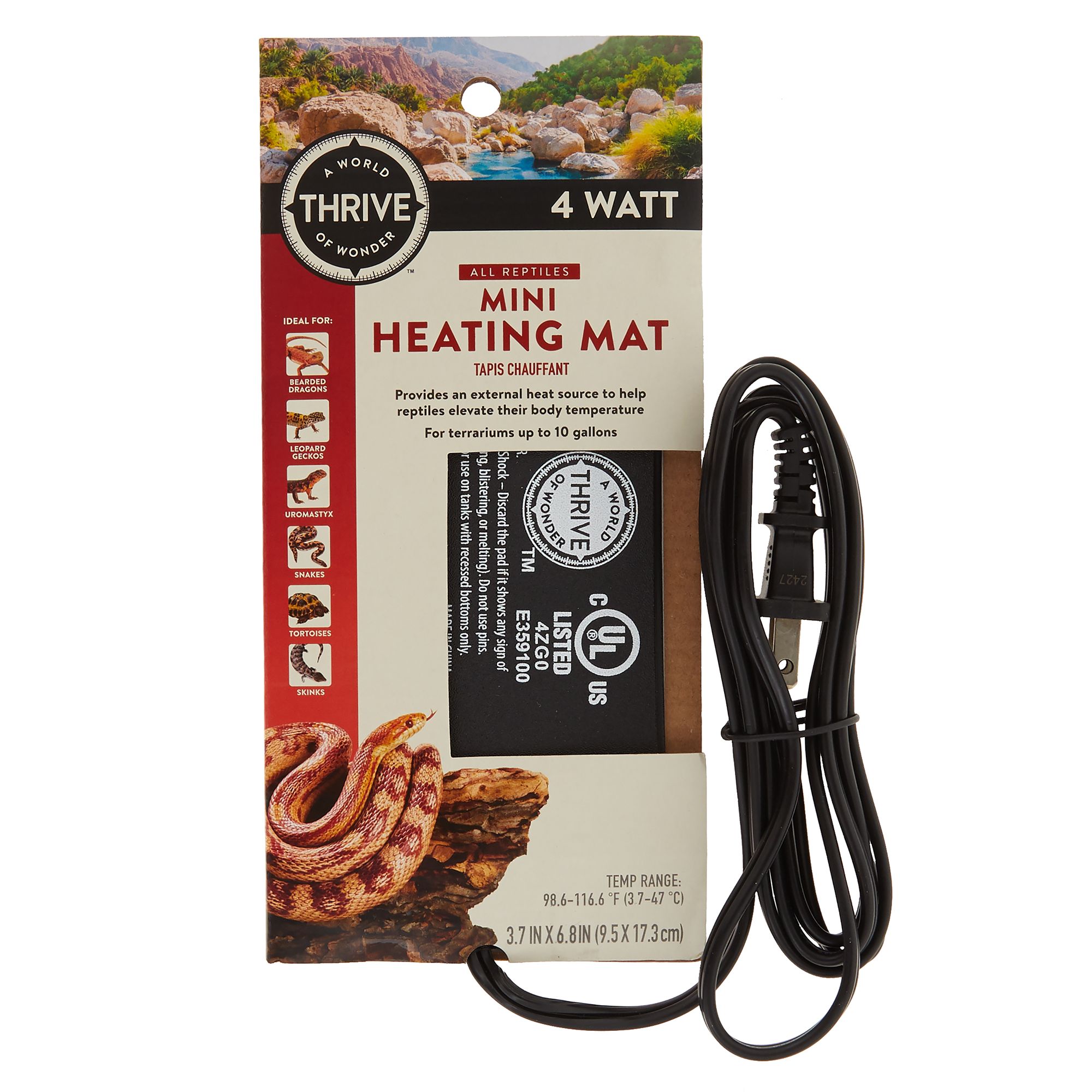 reptile warming mat