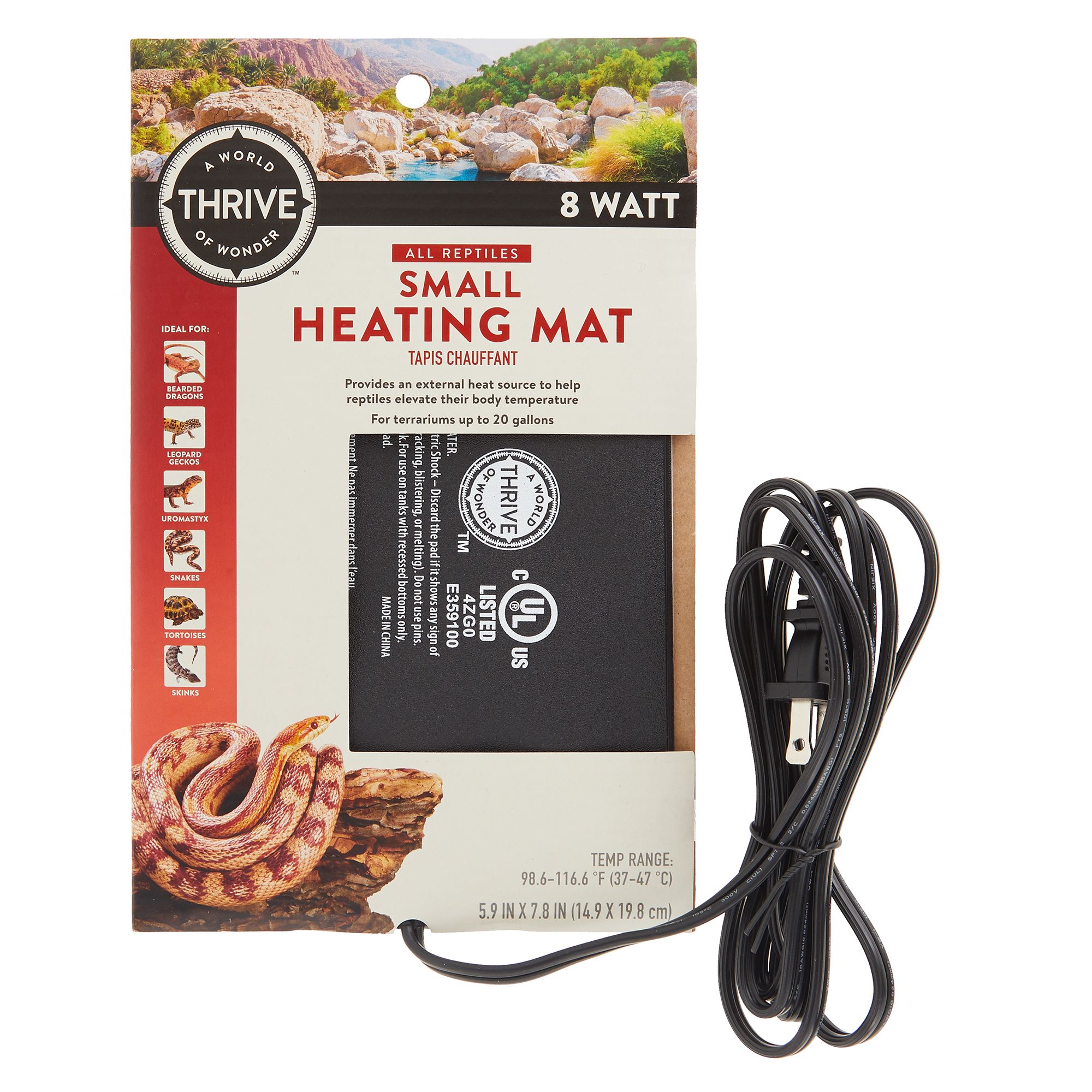 reptile warming mat