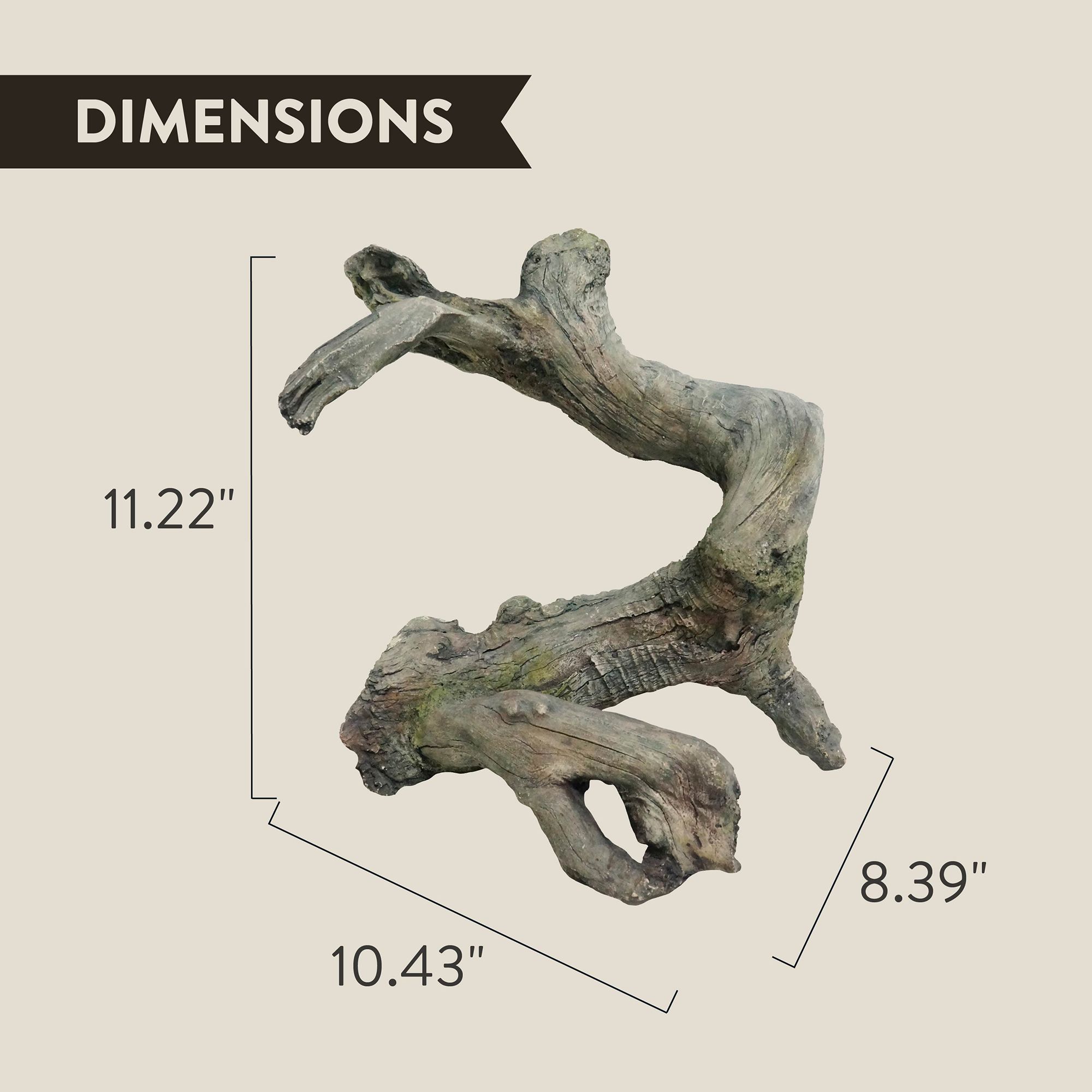 Thrive Driftwood Reptile Decor - Terrarium Decor - thumbnail 2