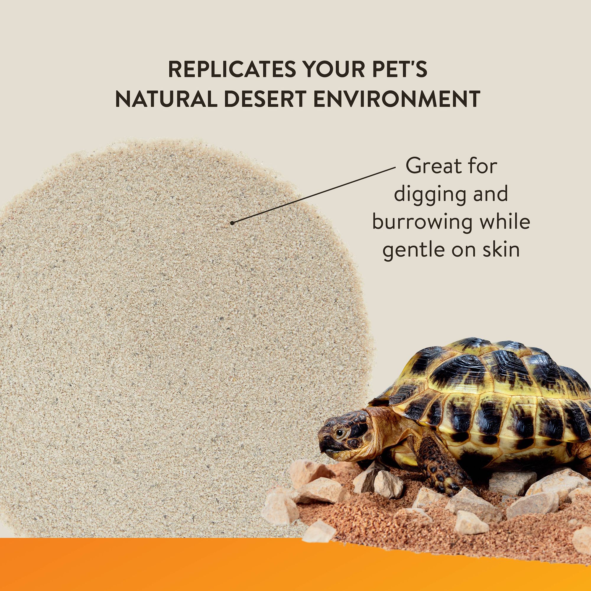 Thrive Desert Natural Calcium Sand - Reptile Sand Substrate - 20 lb - thumbnail 3