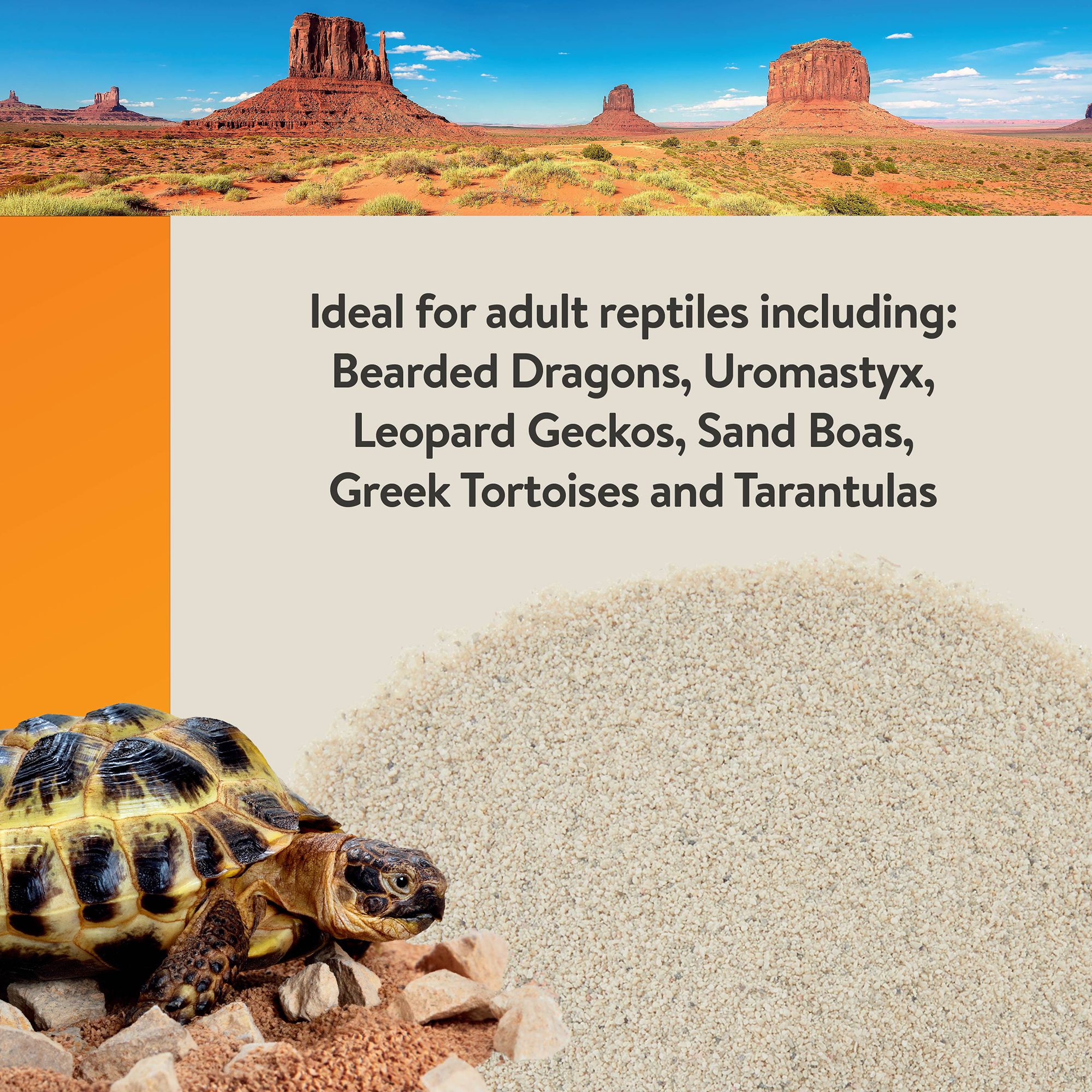 Thrive Desert Natural Calcium Sand - Reptile Sand Substrate - 20 lb - thumbnail 4