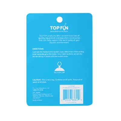 Top Fin® Aquarium Airline Holders - Aquarium Air Pump Tubing - 6 Count - Image 8