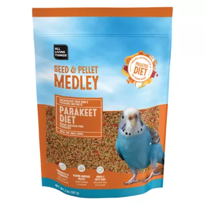 Product All Living Things® Seed & Pellet Medley Parakeet Diet