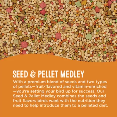 Product All Living Things® Seed & Pellet Medley Parakeet Diet