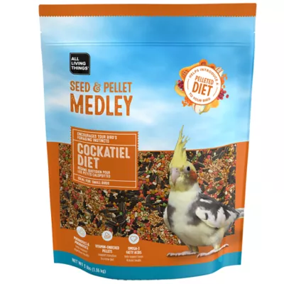 Product All Living Things® Seed & Pellet Medley Cockatiel Diet