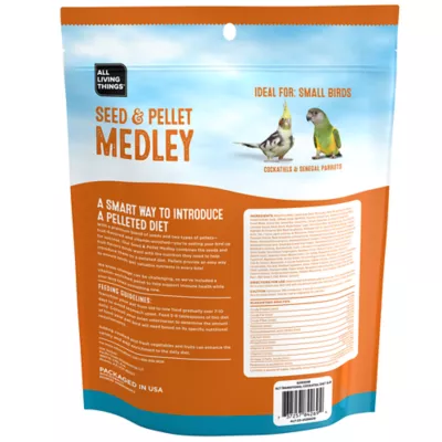 Product All Living Things® Seed & Pellet Medley Cockatiel Diet