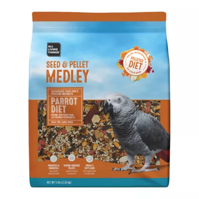 Product All Living Things® Seed & Pellet Medley Parrot Diet