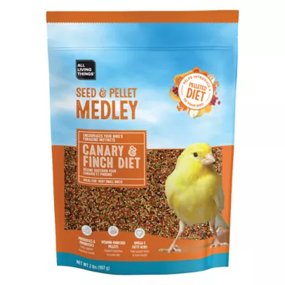 Product All Living Things® Seed & Pellet Medley Finch & Canary Diet