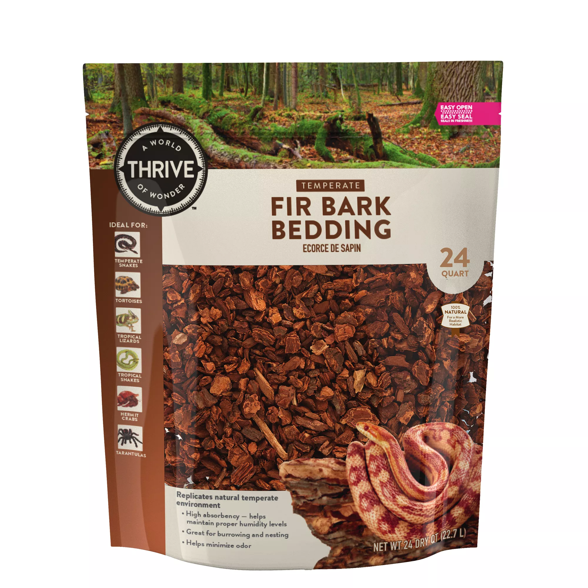 Thrive Fir Bark Reptile Terrarium Bedding