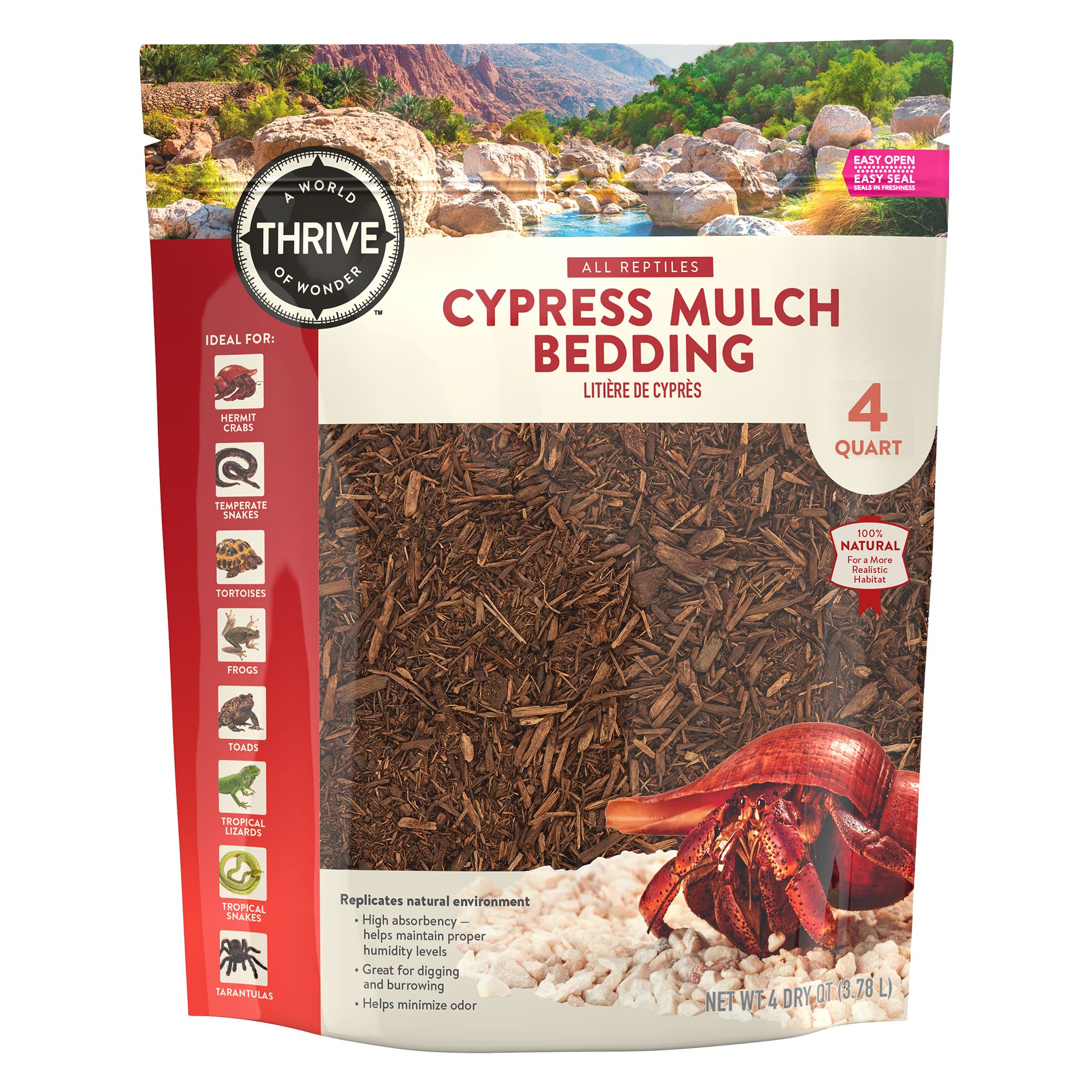 Thrive Cypress Mulch Reptile Bedding Reptile Substrate Bedding Petsmart