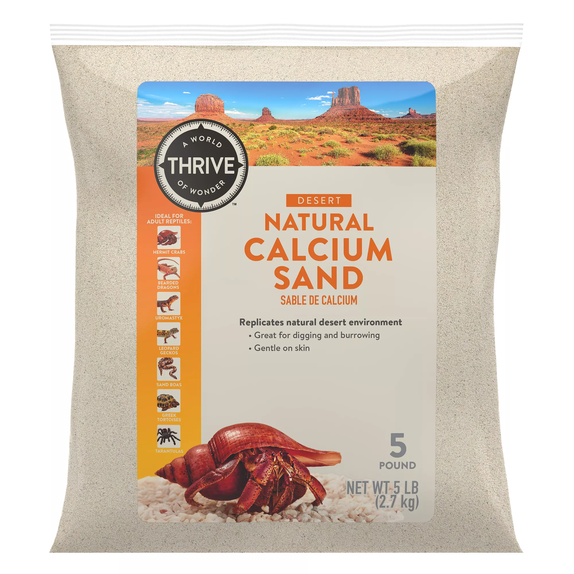 Thrive Natural Calcium White Sand