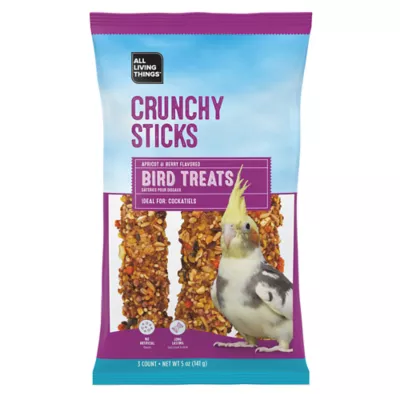 Product All Living Things® Apricot & Berry Cockatiel Crunchy Sticks - 3 Count