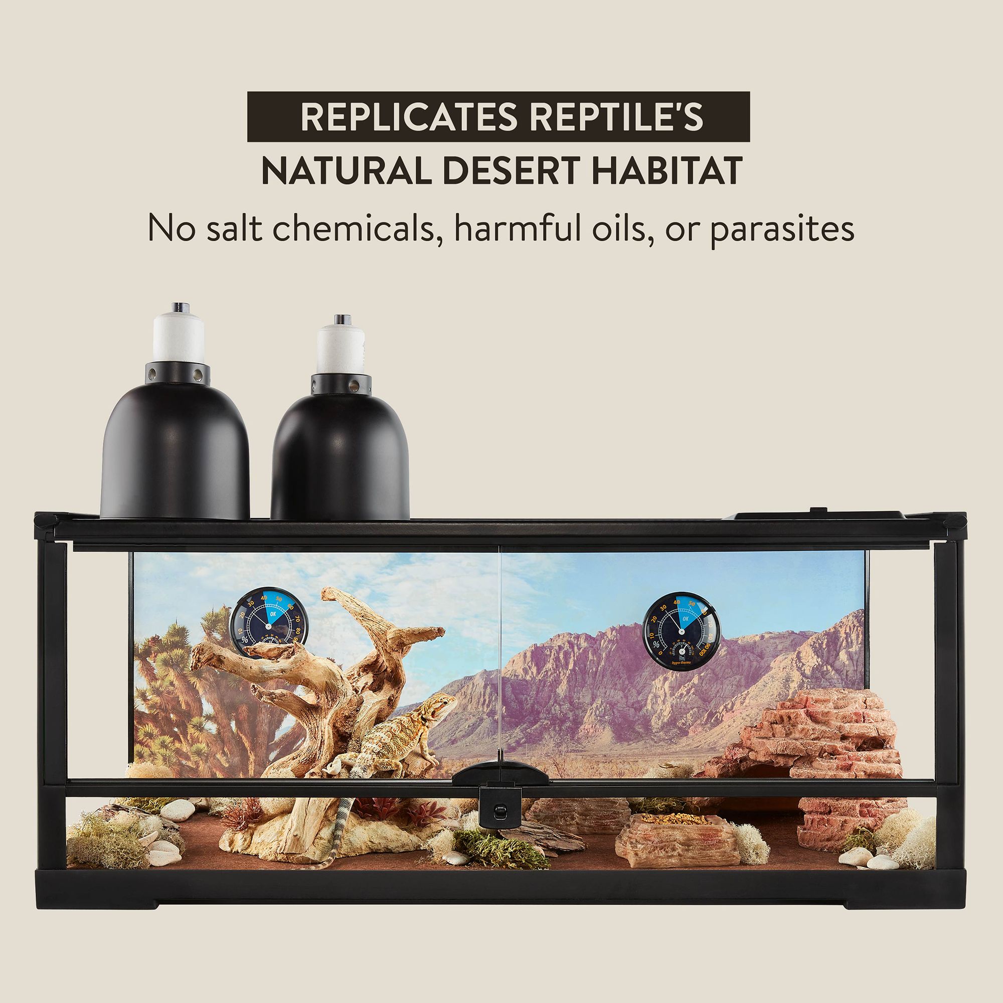 Thrive Desert Reptile Decorating Kit - Terrarium Decor Kit - thumbnail 4