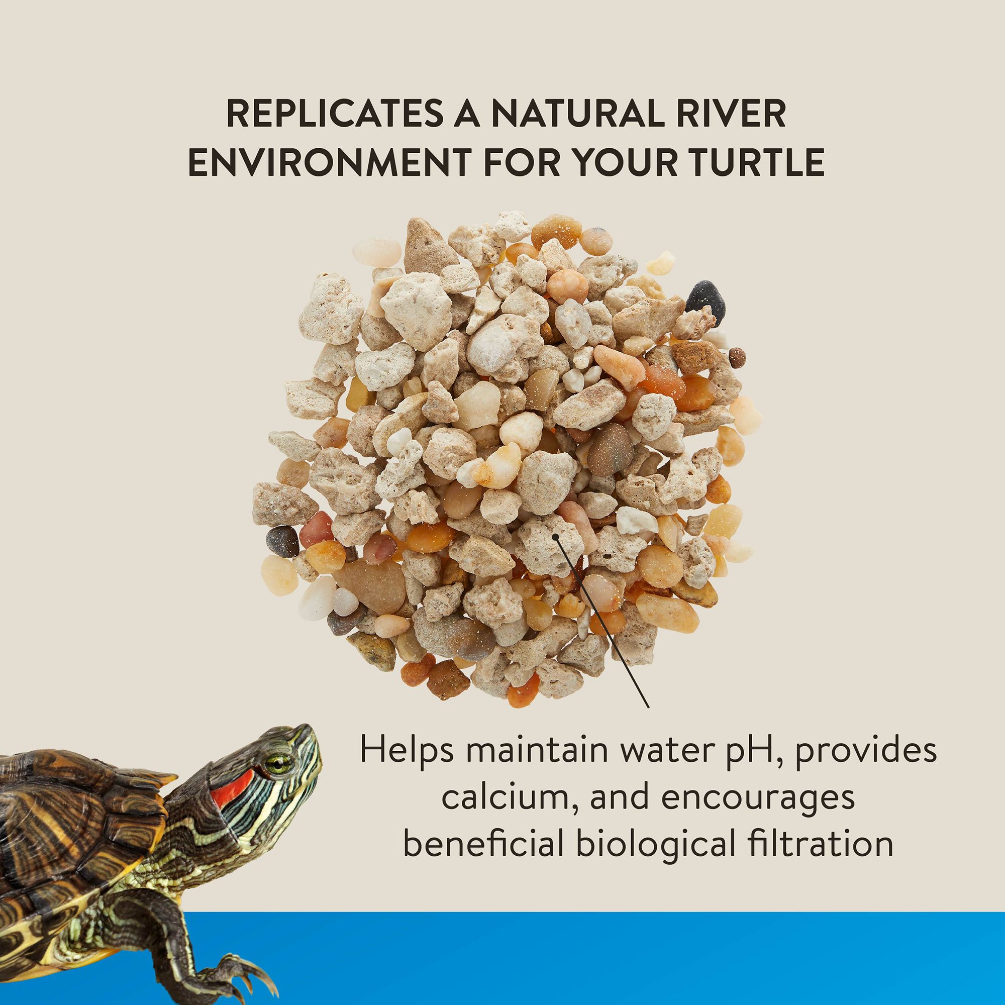 Thrive Semi-Aquatic Turtle Gravel - Turtle Tank Substrate - 10 lb - thumbnail 3