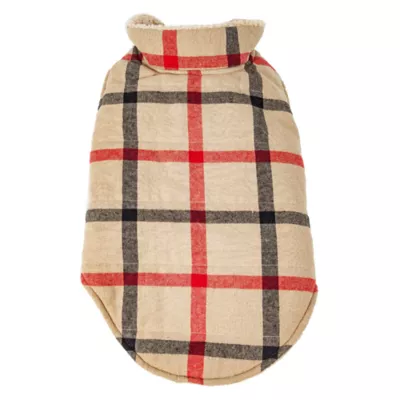 Product Pet Life® "Allegiance" Classic Plaid Pet Coat