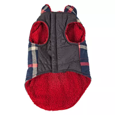Pet Life® "Allegiance" Classic Plaid Pet Coat - Image 5
