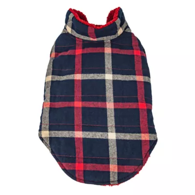 Product Pet Life® "Allegiance" Classic Plaid Pet Coat