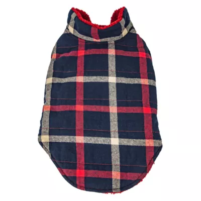 Product Pet Life® "Allegiance" Classic Plaid Pet Coat