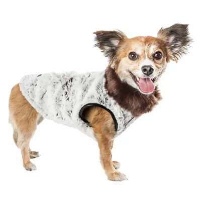 Pet Life® Luxe "Purrlage" Pelage Faux Fur Pet Coat - Image 1