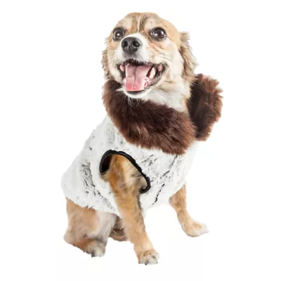 Pet Life® Luxe "Purrlage" Pelage Faux Fur Pet Coat - Image 2