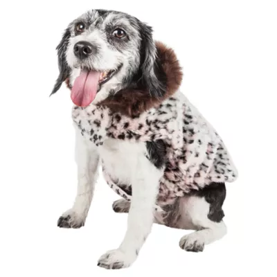Pet Life® Luxe "Furracious" Cheetah Faux Fur Pet Coat - Image 2