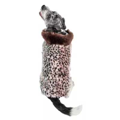 Pet Life® Luxe "Furracious" Cheetah Faux Fur Pet Coat - Image 3